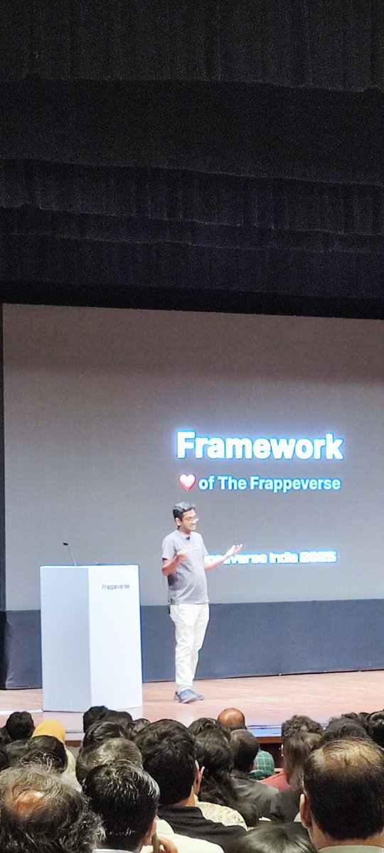 sdavara's tweet photo. Day 1 at #Frappeverse https://t.co/GR7OP0hIW2