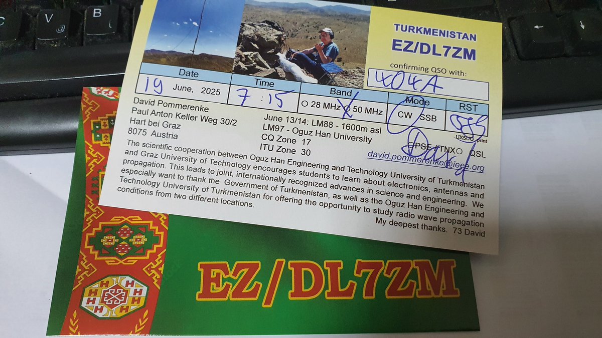 As far as I am concerned, this is #331 for my Honor Roll DXCC. Not accepted by #arrl but nevertheless, it's there.
