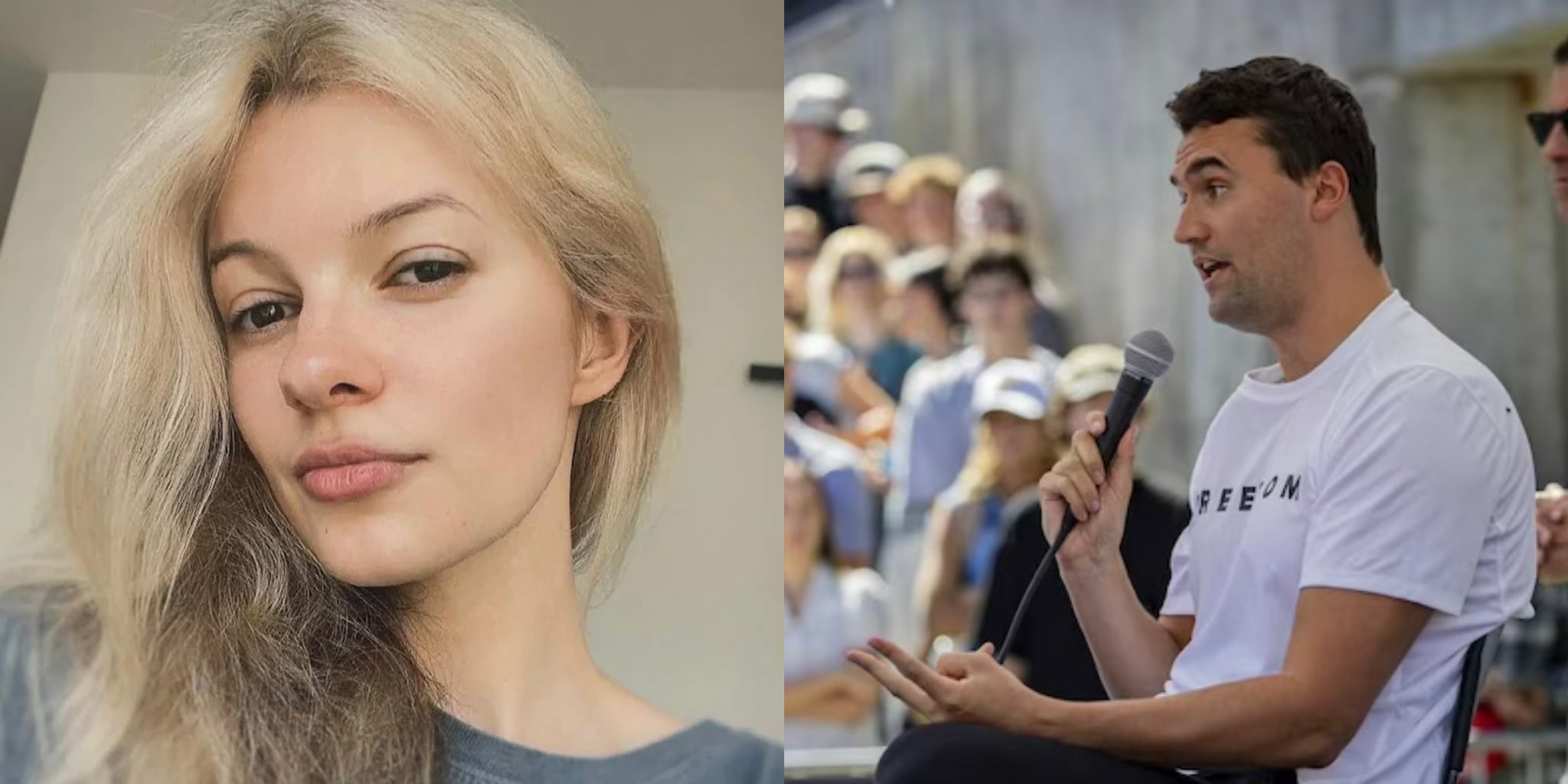 Hélène Laporte on X: "🔴 À gauche, #Iryna Zarutska tuée parce qu'elle était  Blanche. À droite, Charlie #Kirk assasiné parce qu'il était patriote. Deux  drames qui révèlent la violence d'un même fanatisme