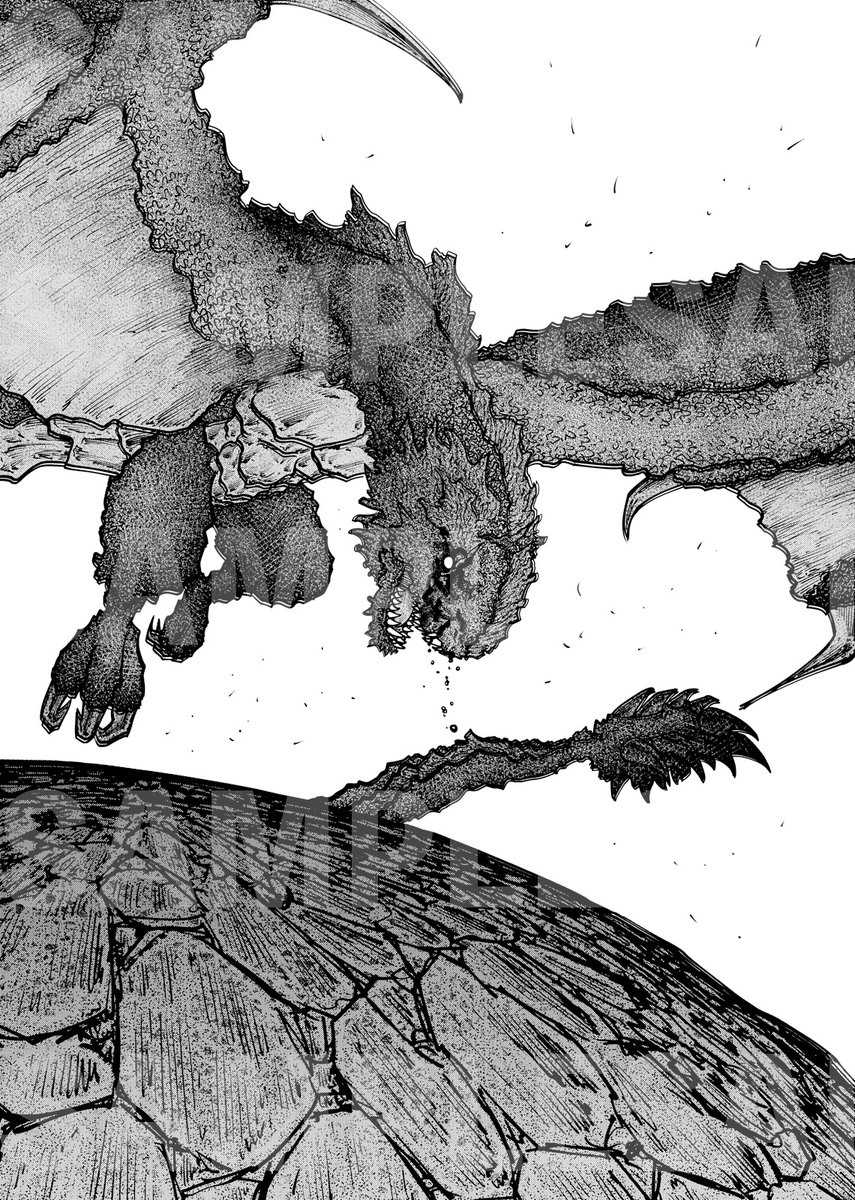 【最新第24話配信中！】
"赤錆"は思い出した。
遠い昔、"彼女"にはじめて傷を負わせた"ニンゲン"の存在を――
"赤錆"は思い出した。
"ニンゲン"は時に、「狩る側」へと回ることを――
(山)
※booklive.jp/product/index/…
#おっさん冒険者
原作：kimimaro(<a href="/kimimaro_a/">kimimaro＠「引退したおっさん冒険者〜」連載中！</a>)
作画：高島正嗣(<a href="/sumeruti/">高島正嗣</a>)