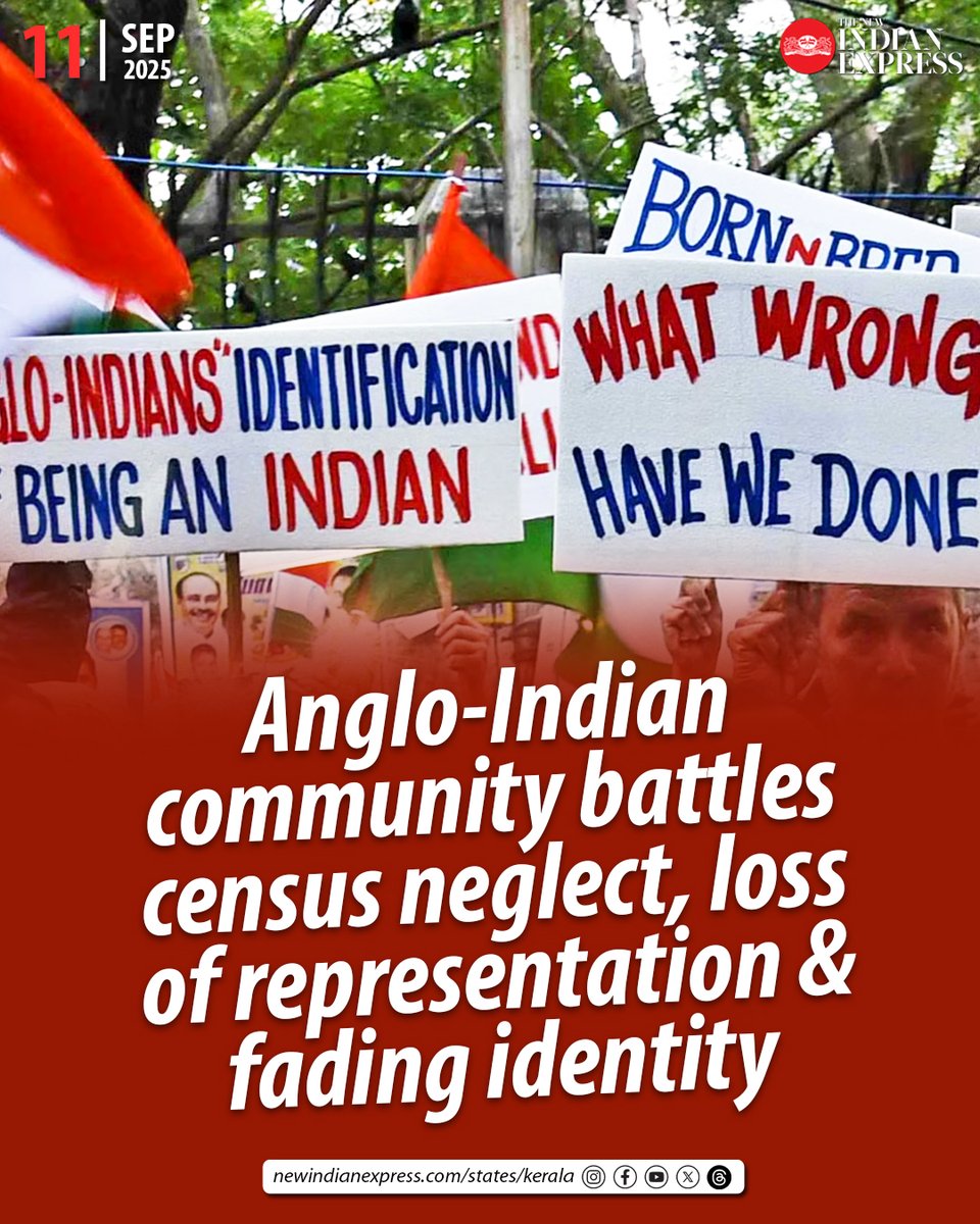 TNIE Kerala (@xpresskerala) on Twitter photo In what many describe as a perilous "numbers game", India's Anglo-Indian community—descended from European fathers and Indian mothers during colonial times—is grappling with the erosion of its political influence and cultural footprint.
🔗shorturl.at/7Uh8Y
✍️<a href="/rajeshravi71/">Rajesh Ravi</a> In what many describe as a perilous "numbers game", India's Anglo-Indian community—descended from European fathers and Indian mothers during colonial times—is grappling with the erosion of its political influence and cultural footprint.
🔗shorturl.at/7Uh8Y
✍️<a href="/rajeshravi71/">Rajesh Ravi</a>