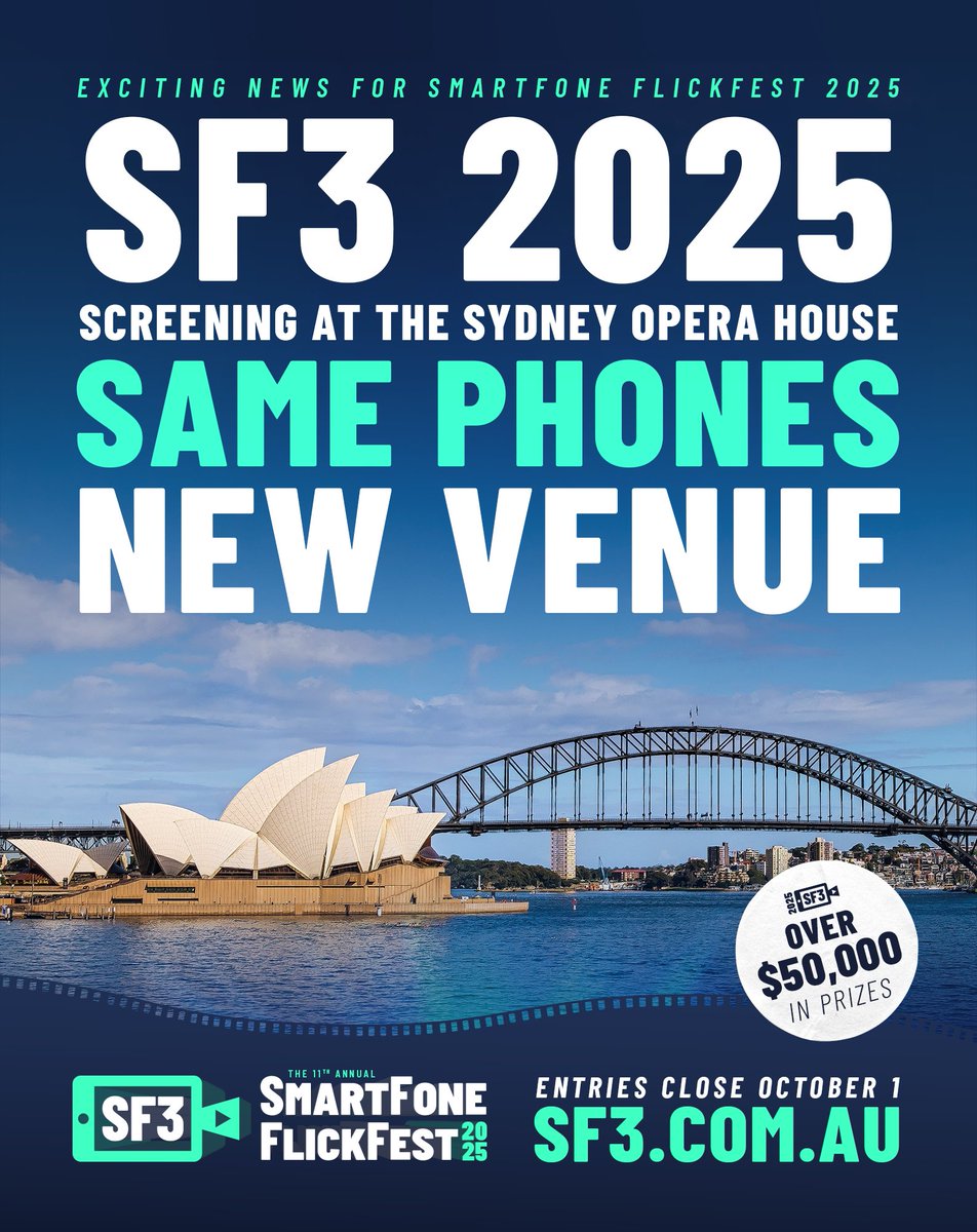 mailchi.mp/d15be689c88c/2… Read the latest news including - Just 2.5 weeks left to enter SF3 and Want to screen at our Gala and Kids at the Sydney Opera House? Get us your film plus join Kino Sydney this weekend and make a film for us.