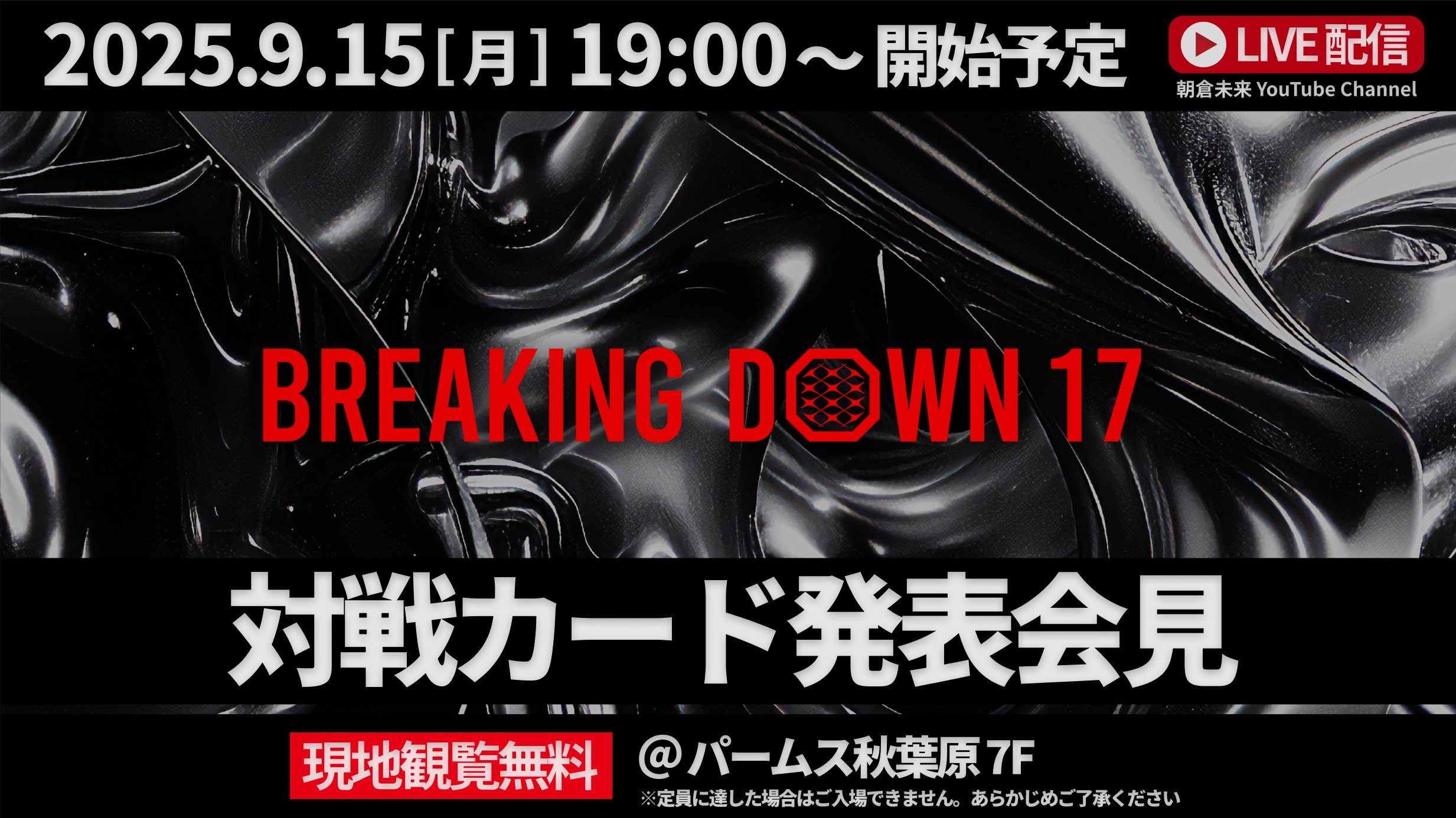 ブレイキングダウン　カード BreakingDown12.5』の対戦カード決定！本日より順次チケット販売
