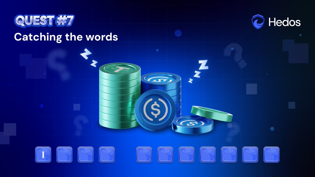 🔥FINAL QUEST –  #7🔥

💥Now we’re down to the last question in our exciting minigame! Here's your final chance to win $100 USDT prize, so don't miss out! 

❓What problem does Hedos solve for stablecoin holders on Aptos?

📌HOW TO JOIN:
➡️Follow <a href="/HedosFinance/">Hedos Finance</a> &amp; join our