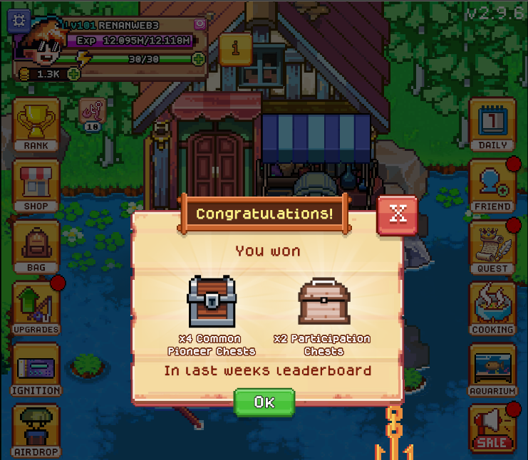 Gm tropaaa ☕️

Recompensa semanal do <a href="/FishingFrenzyCo/">Fishing Frenzy</a> tá paga 🎣
Como foram por ai?