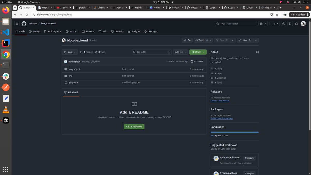 Asim Patrick✌️ (@patoasim) on Twitter photo Day 9 of {#100DaysOfCode}
Implemented user authentication with Django REST Framework 🔑
Now users can register and log in, receiving tokens for secure API access 🚀
Also Growing my Web design skills with <a href="/webdesignerng/">Website Designer Nigeria</a> in our #20DaysTechWorkshop
#Django #Godiswithme Day 9 of {#100DaysOfCode}
Implemented user authentication with Django REST Framework 🔑
Now users can register and log in, receiving tokens for secure API access 🚀
Also Growing my Web design skills with <a href="/webdesignerng/">Website Designer Nigeria</a> in our #20DaysTechWorkshop
#Django #Godiswithme