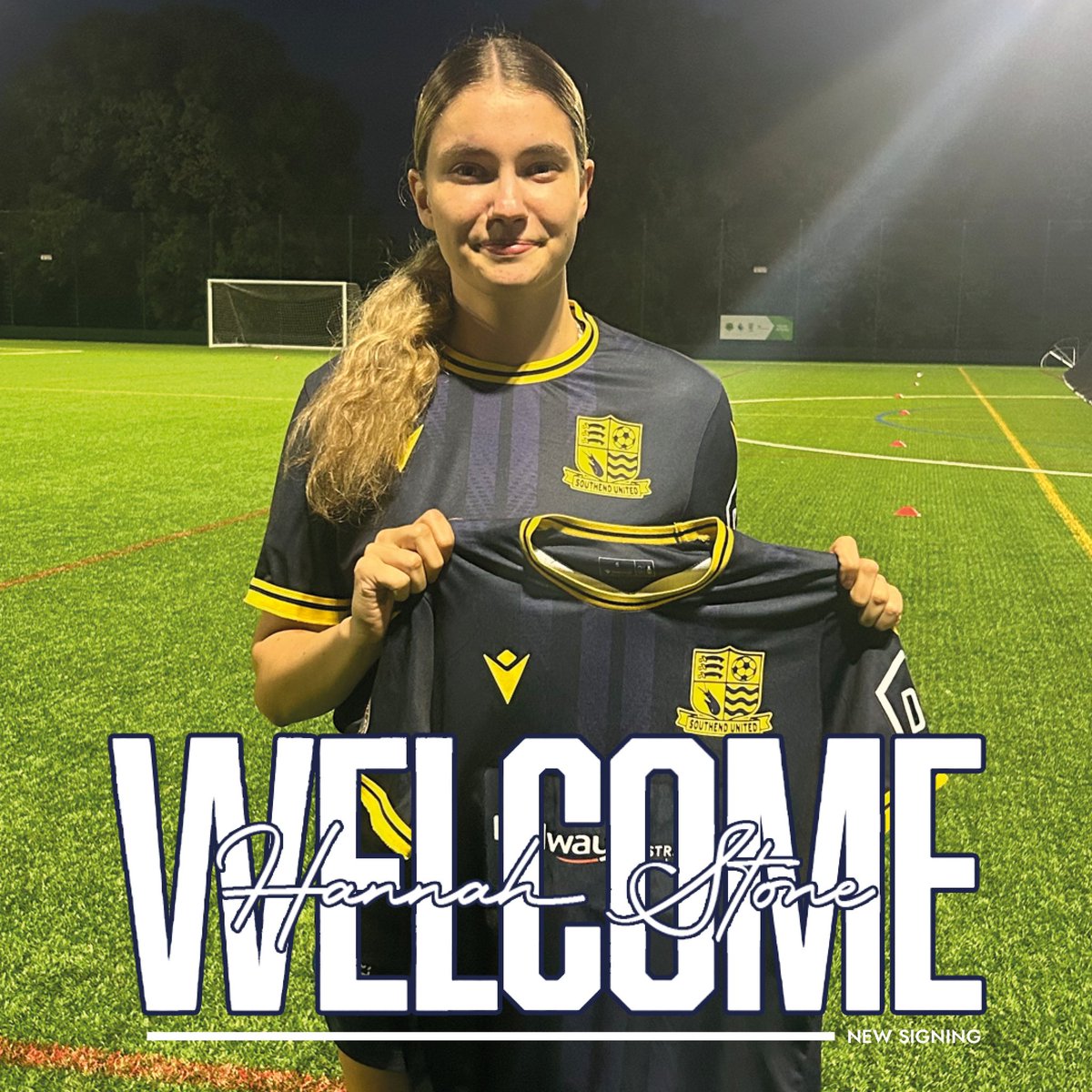 𝗛𝗔𝗡𝗡𝗔𝗛 𝗦𝗧𝗢𝗡𝗘 𝗦𝗜𝗚𝗡𝗦!✍️

We are delighted to announce Hannah Stone as our latest signing of the season!

Stone joins as a midfielder and goalkeeper and recently played for Bowers &amp; Pitsea and Orient!

Welcome to the Shrimpers Hannah!🦐

#Shrimpers #WelcomeHannah
