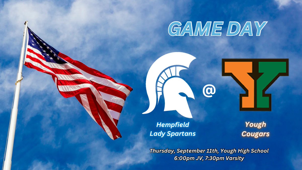 Lady Spartans travel to Yough tonight!

Let’s go Hempfield!