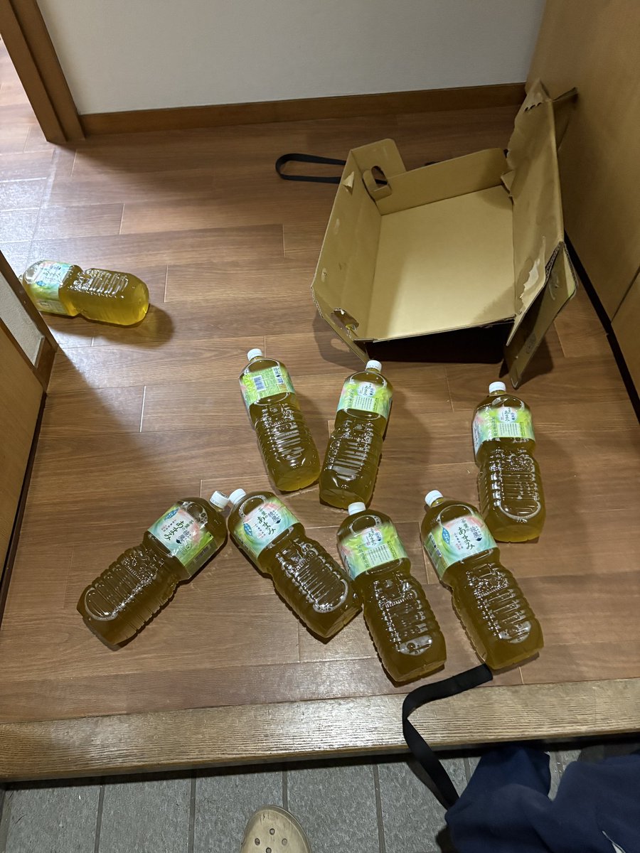 置配のお茶家に入れようとしたら今これ