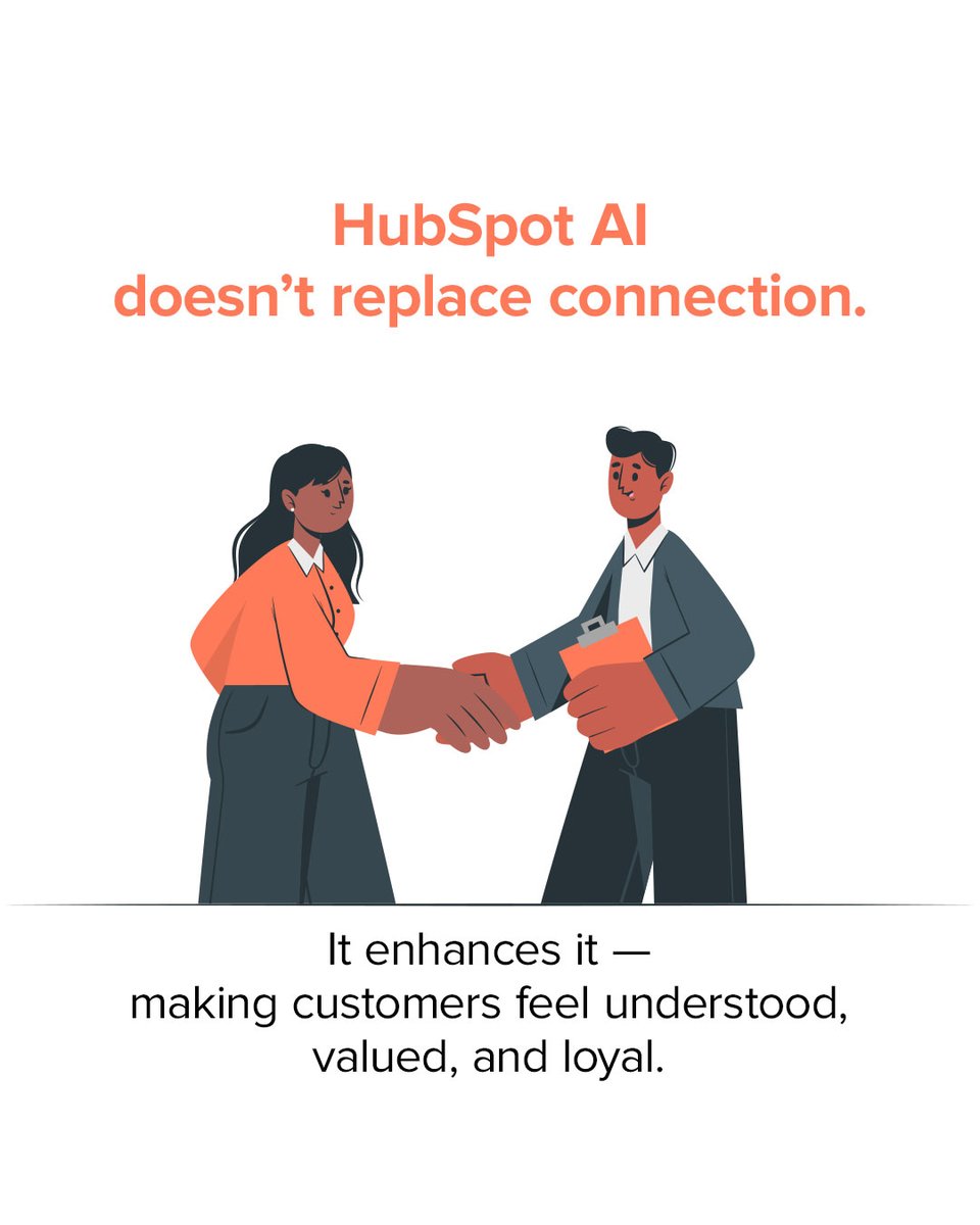 solviostech's tweet image. HubSpot AI isn’t about replacing human connection — it’s about strengthening it. 💬
By focusing on the leads that matter and building real connections.
👉 Learn more: solvios.technology/crm-erp/hubspo…
#HubspotAI #BusinessGrowth #SolviosTechnology
