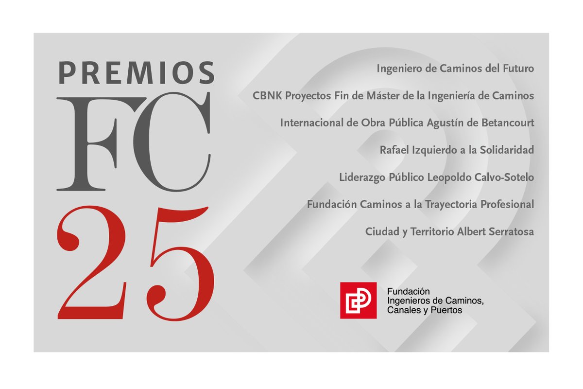 Nueva convocatoria para los Premios #FundaciónCaminos 2025

Consulta aquí las bases --&gt; ow.ly/nGyW50WobfV

Las candidaturas, a los 7 premios convocados, podrán presentarse antes del 30 de diciembre de 2025.