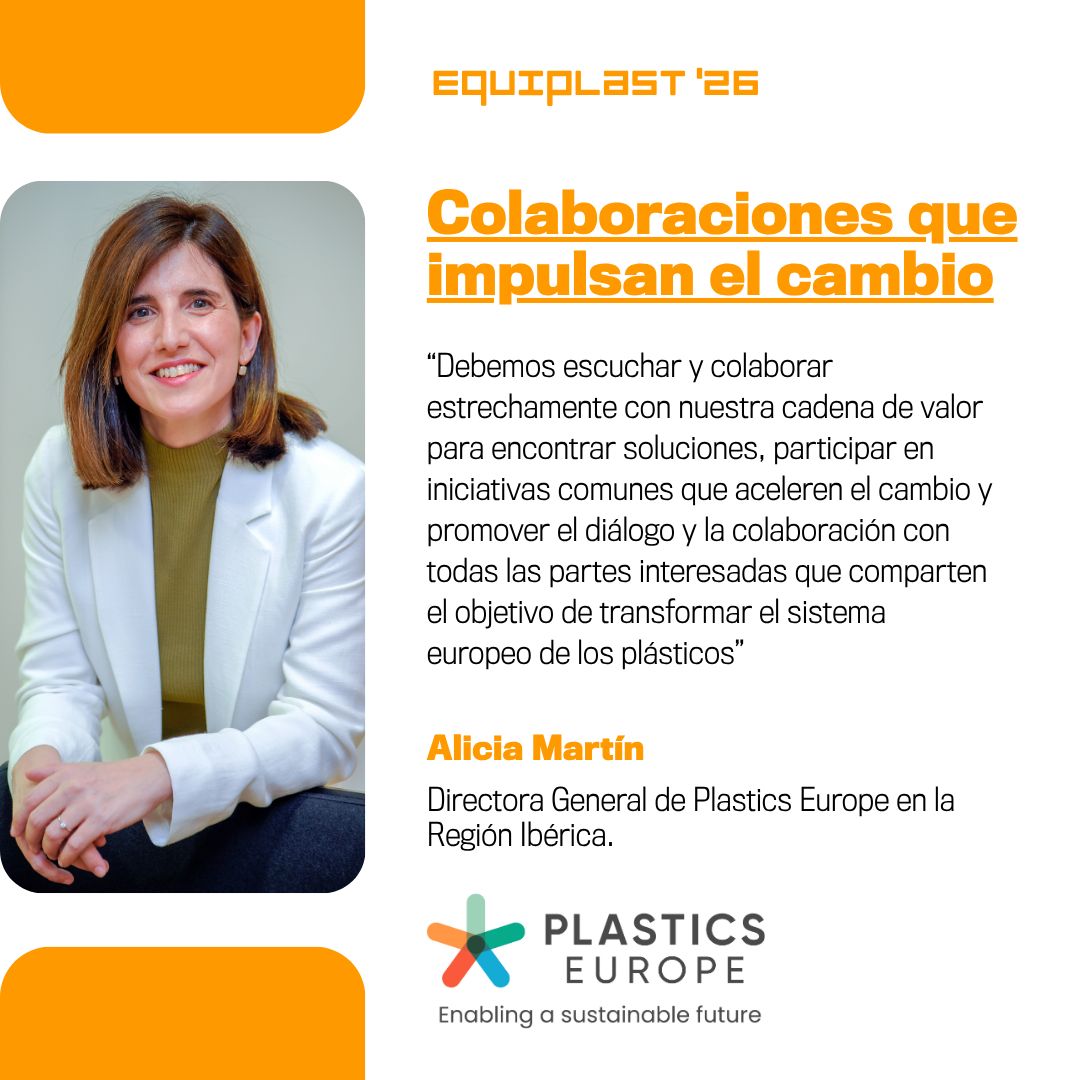 PlasticsEuropES's tweet image. 🚀 En #Equiplast26 compartiremos experiencias y retos para avanzar hacia un ecosistema de los #plásticos neutro en carbono, circular y responsable.
Con nuestra hoja de ruta #PlasticsTransitionRoadmap seguimos acelerando la transformación del sector.
🌍 ¡Nos vemos en @Equiplast!