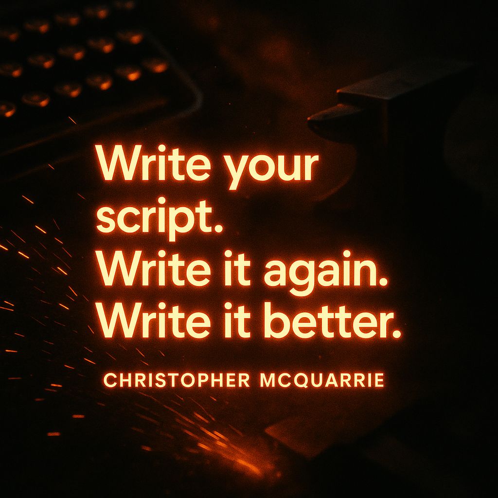 scriptforgeapp's tweet photo. Your script’s 3rd draft is judging your 1st like it’s never made mistakes. Get pro feedback with Script Forge. Movie writing advice for the real rewrites.
#amwriting, #screenwriterlife, #filmtwitter, #writerscommunity, #writingmotivation, #writingadvice, #scriptnotes https://t.co/eoVwTJ7SqH