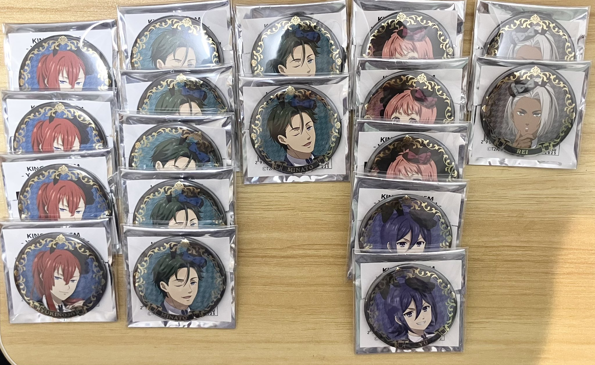 キンツア アニカフェ 缶バッジ ミナト アニメイトカフェ ミナト 缶バッジ king of prism