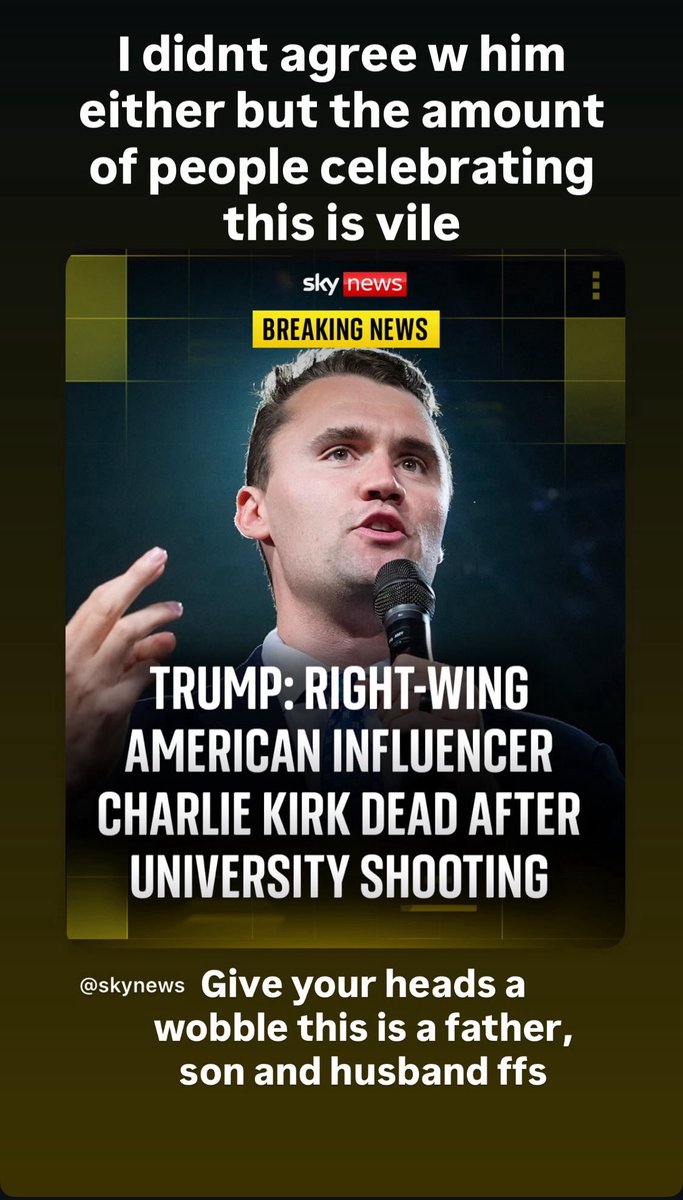 Posted this on my instagram story. You’d think it’s common sense right? Apparently not. I’ve been called “delusional” and blocked because of it. Mental what the world has become…