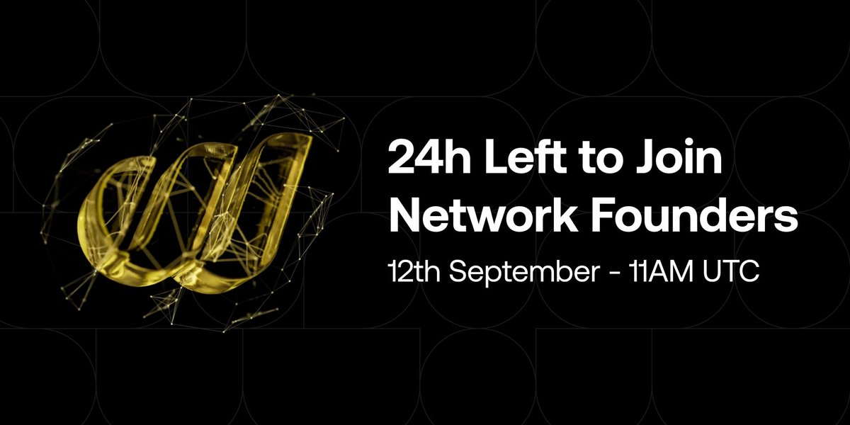 World Mobile (@worldmobileteam) on Twitter photo ⏳ Only 24 hours left.
The tenth and final wave of Network Founders, Wave X, will be onboarded tomorrow at 11am UTC.
From the first pioneers to each wave that followed, every Founder has strengthened our rebellion against Big Wireless.
Now only a handful of Founder slots ⏳ Only 24 hours left.
The tenth and final wave of Network Founders, Wave X, will be onboarded tomorrow at 11am UTC.
From the first pioneers to each wave that followed, every Founder has strengthened our rebellion against Big Wireless.
Now only a handful of Founder slots