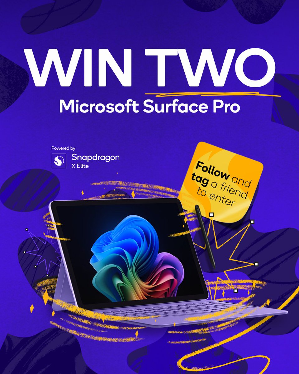 Want the power to design without limits? ✍️💻

To enter our prize draw:
✅ Follow @snapdragon_uk
✅ Tag a friend as creative as you are, to share this with

T&amp;Cs apply: promoterms.com/becomeeliteuk/

#SnapdragonXSeries