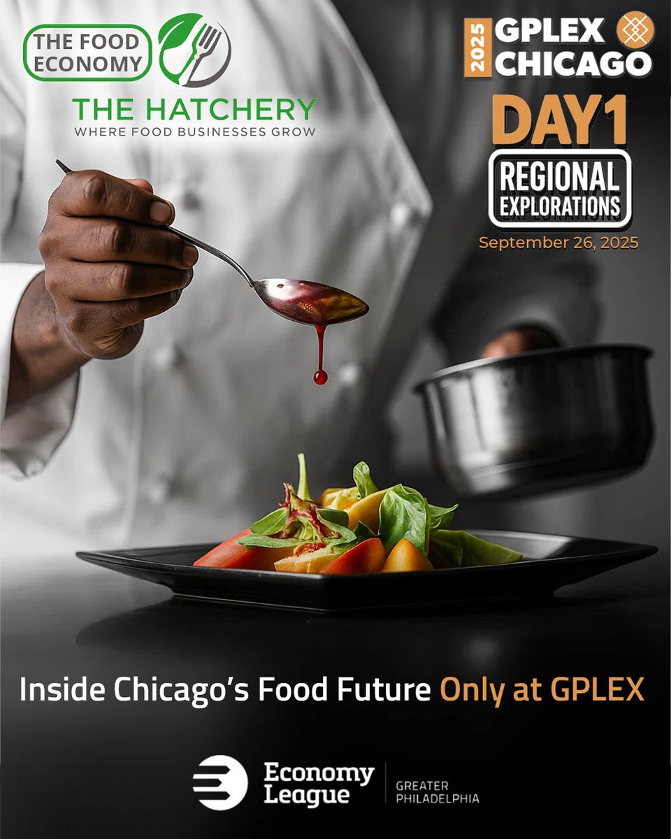 Inside Chicago's Food Future: Only at GPLEX 2025!

Sept 26, GPLEXers get exclusive access to The Hatchery Chicago. Big flavors, bigger impact see how this incubator fuels Chicago’s food future.

#GPLEX2025 #Chicago #FoodInnovation