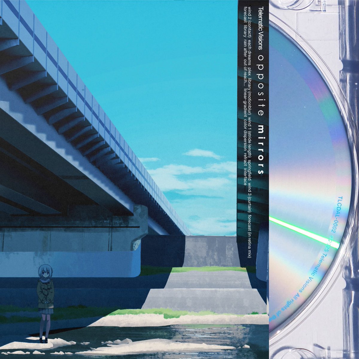 “opposite mirrors” 
— digital, album / 2025

out now on 
streaming platforms &amp; bandcamp