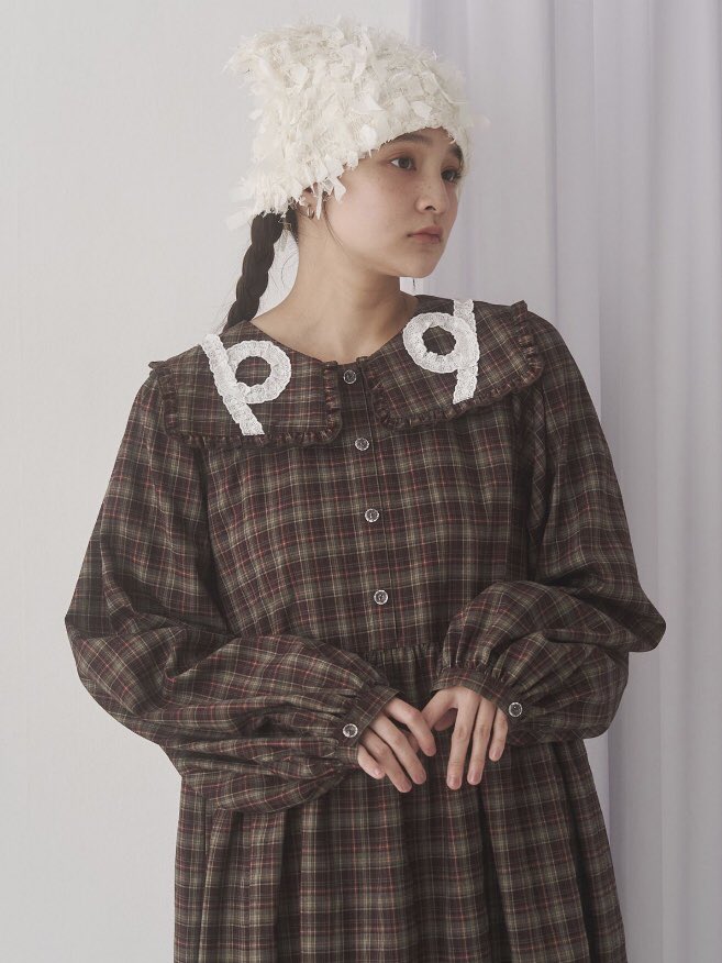 ワンピース ストライプレースワンピース メリージェニー 新宿限定