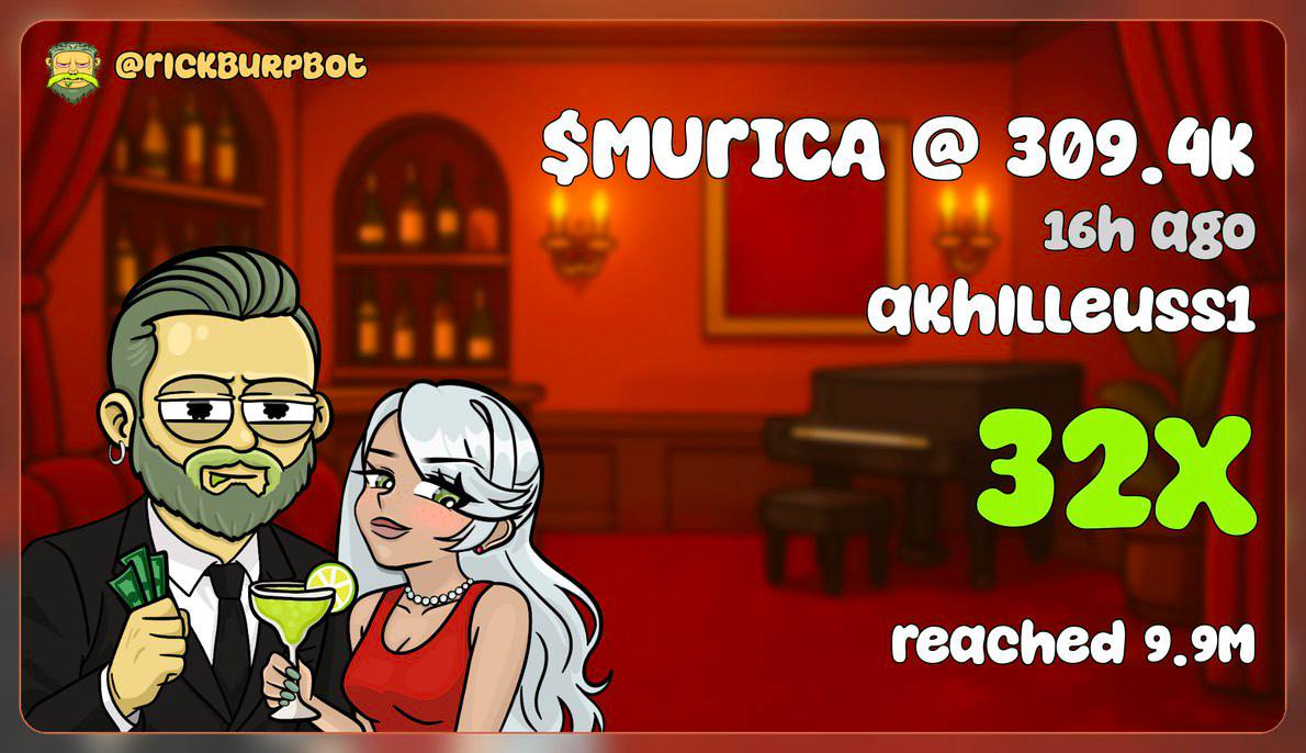 We’re not just here to watch, we’re here to make history.
#MURICA 309 k ---> 9.9 m $  32 X 🔥
<a href="/murica_lol/">Murica</a>