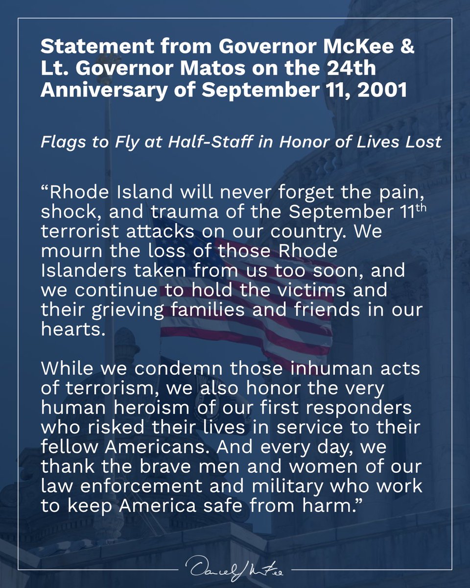 We will always remember.