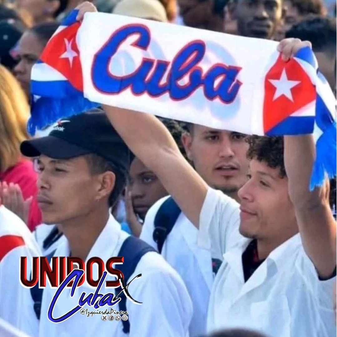 Con la fuerza de nuestro pueblo y la lealtad a nuestra historia, seguimos adelante. ¡Venceremos! 

#CubaVencerá
<a href="/IzquierdaPinera/">🇨🇺IzquierdaPinera❤️</a>
<a href="/DeZurdaTeam_/">DeZurdaTeam 📳</a>
