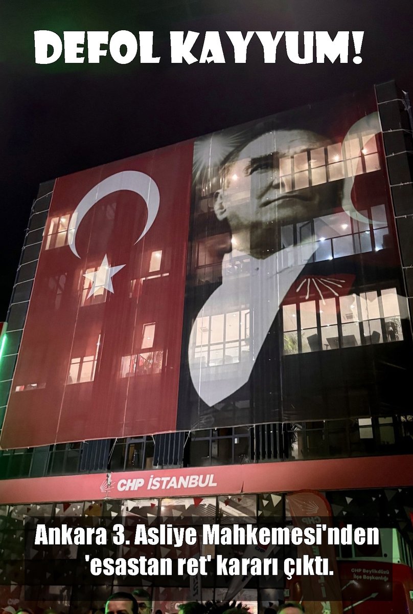 bilfels's tweet image. #operasyon
Asliye Mahkemesi 
Kayyum Gürsel