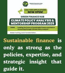 Odpathways's tweet photo. MENTORSHIP PROGRAM – Submit your application for the 2025 Global Green Finance Hub Climate Policy Analysis and Mentorship Program.
https://t.co/XiZnnFFFFl https://t.co/gKjRTBKHCS