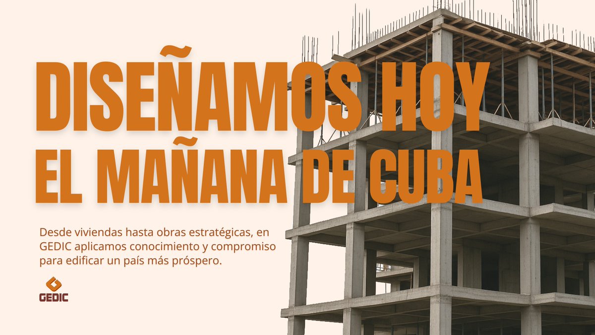 A pesar de las dificultades, los trabajadores de <a href="/OsdeGEDIC/">OSDE-GEDIC-Cuba</a> seguiremos adelante, sin rendirnos, y construiremos un mañana mejor 🏗️ 🚧.

#ProyectandoElFuturo ✊🏽
#Cuba 🇨🇺