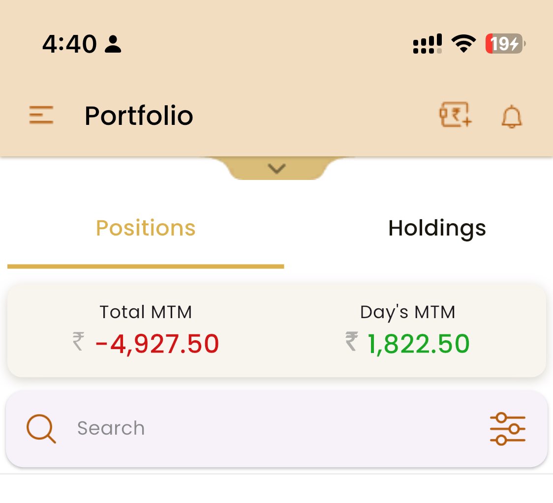 Day 4 – 11th Sept 2025

Re-entered a bullish position today after yesterday’s exit. The market hasn’t really moved against my view, but it hasn’t picked up momentum either. As of now, the position is running with a small loss of a few points.

#Nifty #OptionsTrading