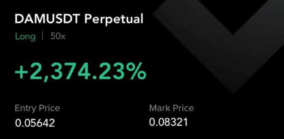 $DAM
LONG
LEV 50x
ENTRY: 0.57

TP:
0.63✅
0.68✅
0.73✅
0.83✅

PM ME TO JOIN VIP AND INVEST:

t.me/+lZgDo_MYD6oxZ…

#bitcoin  #crypto #btc #eth #altcoin #trading #signal #memecoin #forex #xau #investing #gold #blockchain #DAMUSDT