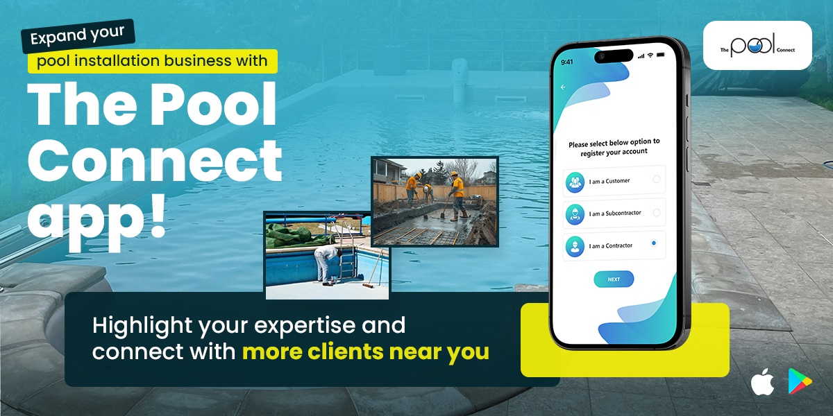 pool_connect's tweet image. Contractors &amp;amp; subcontractors—your next client is just a tap away!
With The Pool Connect App, highlight your expertise, connect with local customers, and grow your pool installations.

Visit: thepoolconnect.com

#ThePoolConnect #PoolInstallation #ContractorsConnect