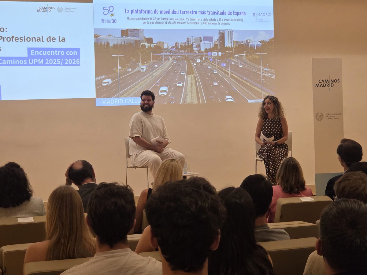 Sonia Suárez, vocal de la Junta Rectora ded <a href="/caminosmadrid/">Ing. Caminos Madrid</a>, y <a href="/QueNino/">Ero-Sennin</a>, consejero en representación de los ingenieros jóvenes del Colegio de Ingenieros de Caminos, Canales y Puertos, nos cuentan su experiencia profesional.

#ICCP #CaminosMadrid #PorSerIngeniero