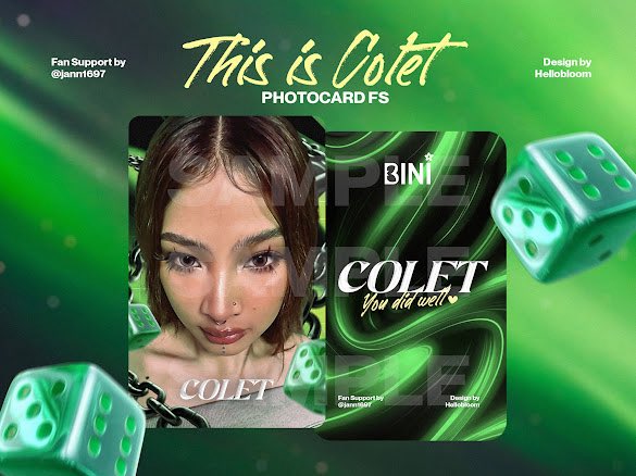 anntheoneforyou's tweet photo. CCS 👋 You did well 🤗 

“THIS IS COLET” FAN SUPPORT
by: @jann1697 

💚 Mbf, Like and RT
💚 Exclusive for TIC attendees
💚 Strictly 1:1 ratio (very limited) 
💚 Open for donations &amp; trades

Get your tix! 😉
🔗 https://t.co/niif6AGFSH 🧩

#ThisIsCOLET
#ParaKayColet https://t.co/jmC7SX2uP8