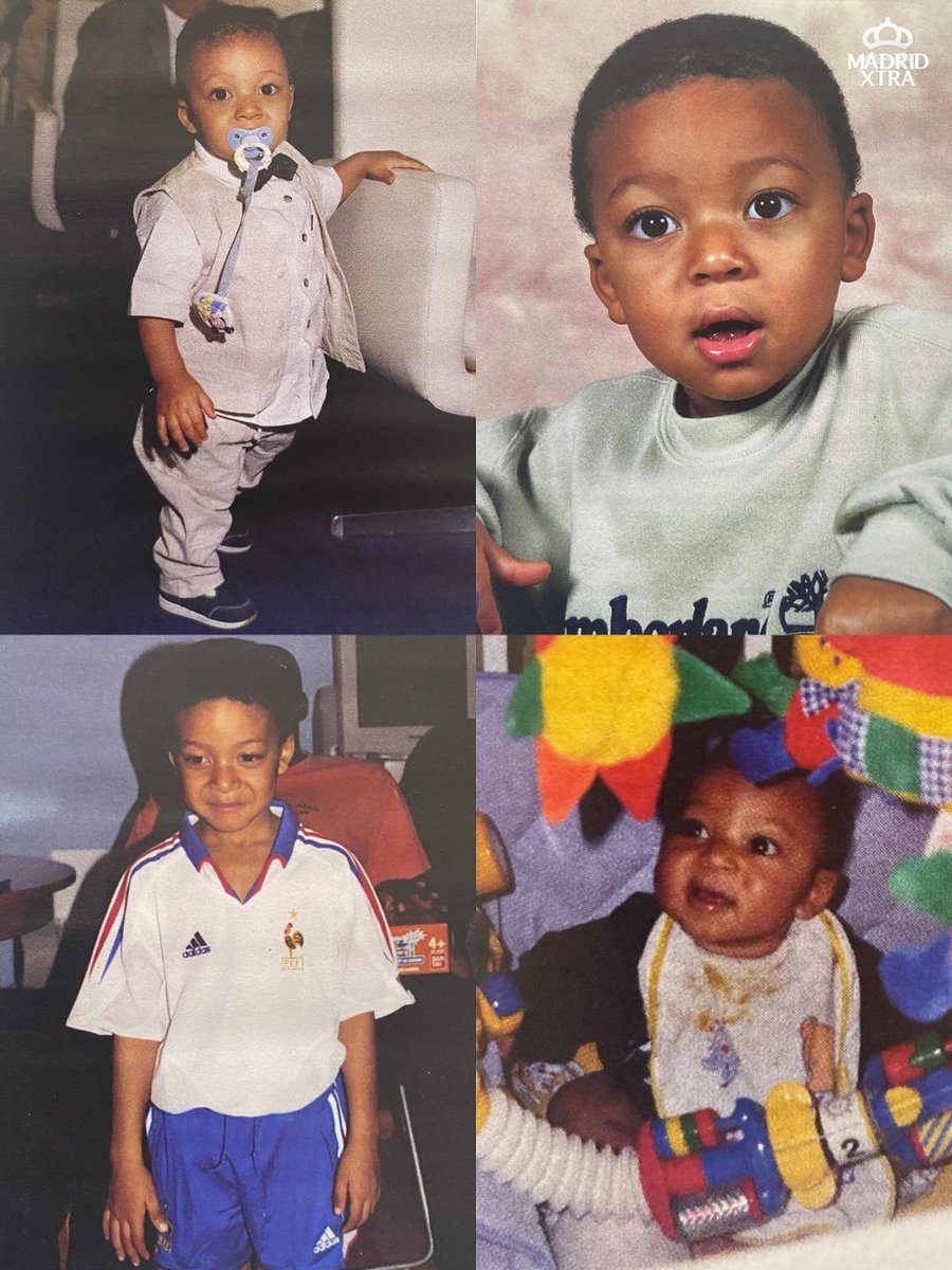 A young Kylian Mbappé. 🤍👶🏽