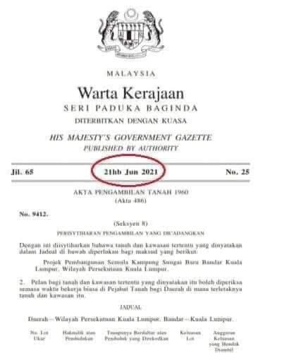 Komentar dari penduduk asal Kg Sg Baru. Dari sisi lain. Pautan saya salin di tweet berikutnya