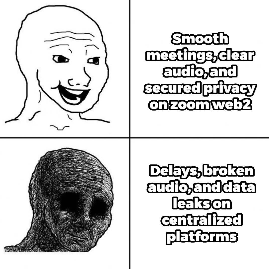 Ahyar255's tweet photo. No more drama of delays, broken audio, or data leaks. With @huddle01com meetings run smoothly, audio stays crystal clear, and your privacy is always protected 🔒 #Huddle01 #FutureOfComms #DecentralizedComms https://t.co/q8myBQEW57