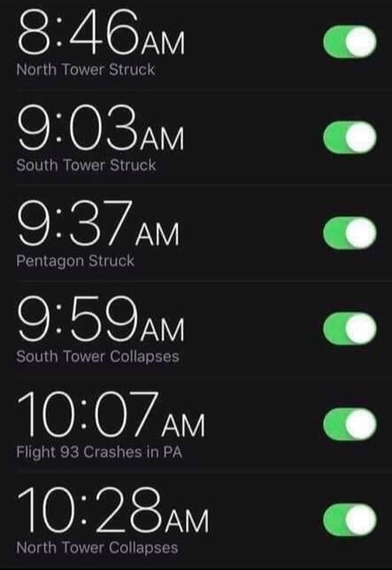 As you go about your day today, remember these times and the sacrifices that went with them. Never Forget 🇺🇸 #WeRemember911