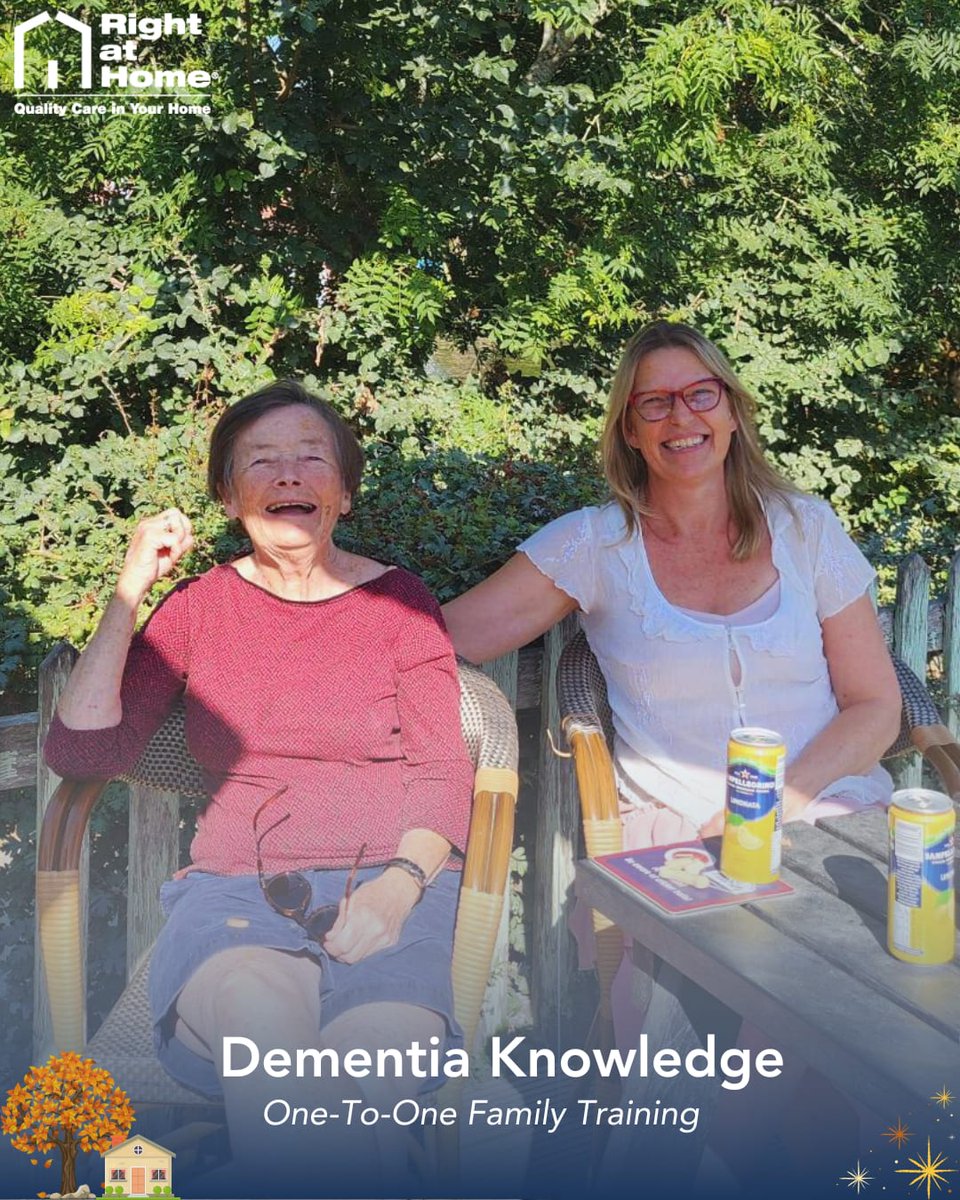 Caring for a loved one with #dementia ? Our 121 Dementia Knowledge family training can help. 💛  We'll cover everything from understanding how your loved one may be feeling to promoting their hobbies and independence! 

Let us help you - 01252 783426

#RightatHome #SpecialistCa