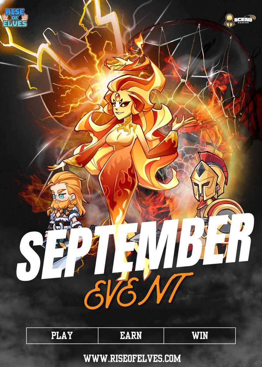 AcendGuild's tweet photo. ⚡️ PLAY. EARN. WIN. ⚡️

This September, every action in Rise of Elves comes with rewards:
✔️ Level up for RD
✔️ Buy ROE for bonuses
✔️ Exchange RD for GCash entries
✔️ Hold ROE &amp; earn daily

👉 Don’t miss your chance → https://t.co/d1WUD1MTG7 https://t.co/djBafdDVFc