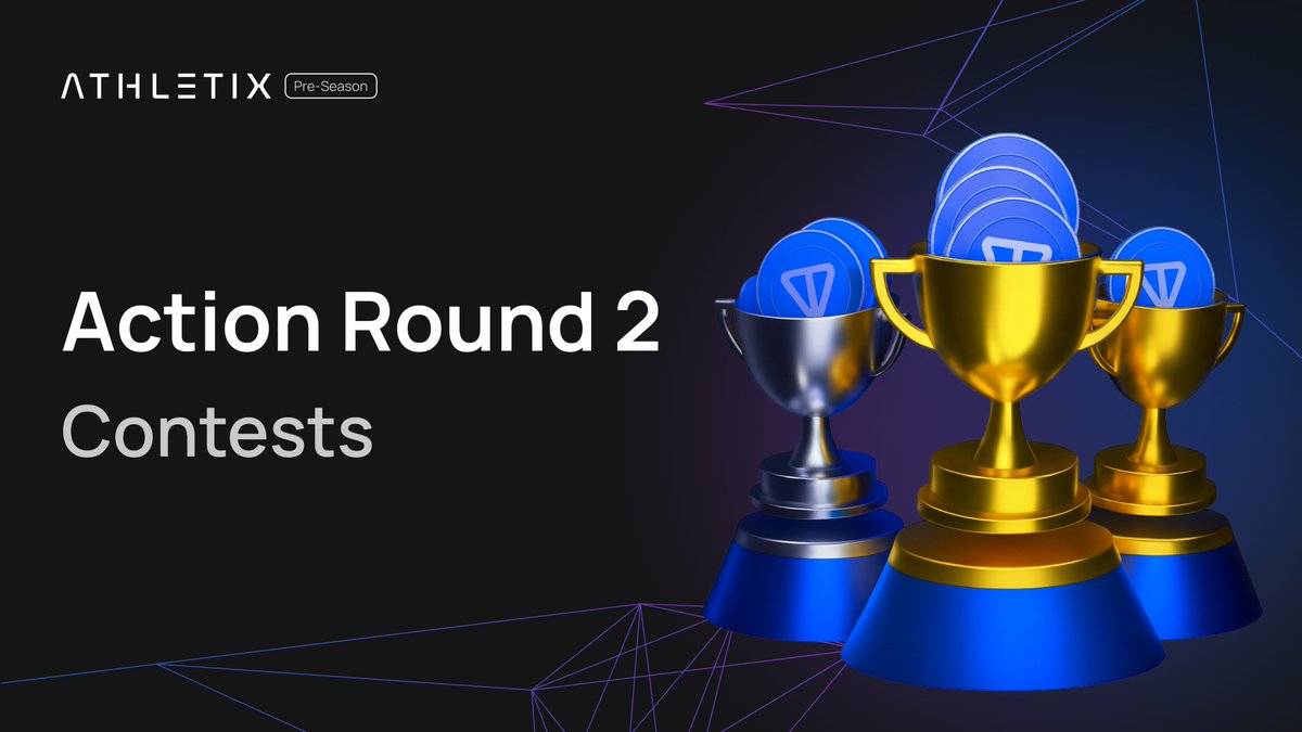 🏆 Action Round 2 winners announced tomorrow ⚡
TON rewards are waiting for the champions. 💸

Who finishes on top of the leaderboard? 👀
🎮 t.me/athletix_bot/a…