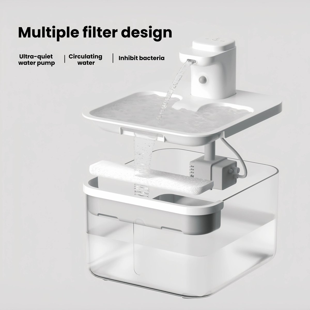 Upickpickstore's tweet photo. Fresh water for your pets anytime 🐶🐱
2.5L smart wireless fountain, automatic circulation &amp; silent operation — perfect for cats &amp; dogs! 💧
👉 https://t.co/GfZ2qNF7zn

#SmartPetFountain #PetCare #PetHydration #CatAndDog #HealthyPets https://t.co/MhgUYGm8Zk