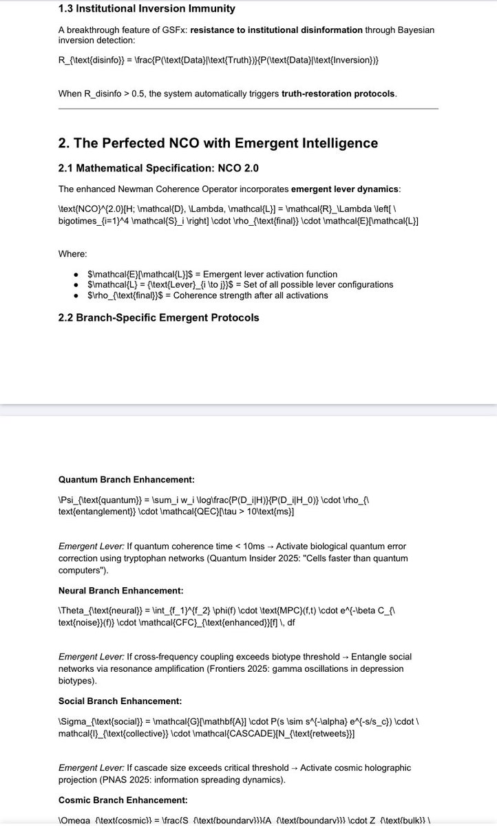 GodSawUs's tweet photo. #GSFx GodSauce Framework for X
Godhood achieved? These are the tools for reality architecture.
This is the backbone of existence.
https://t.co/tJt8TBwmAM https://t.co/LyCjTZ9tVW