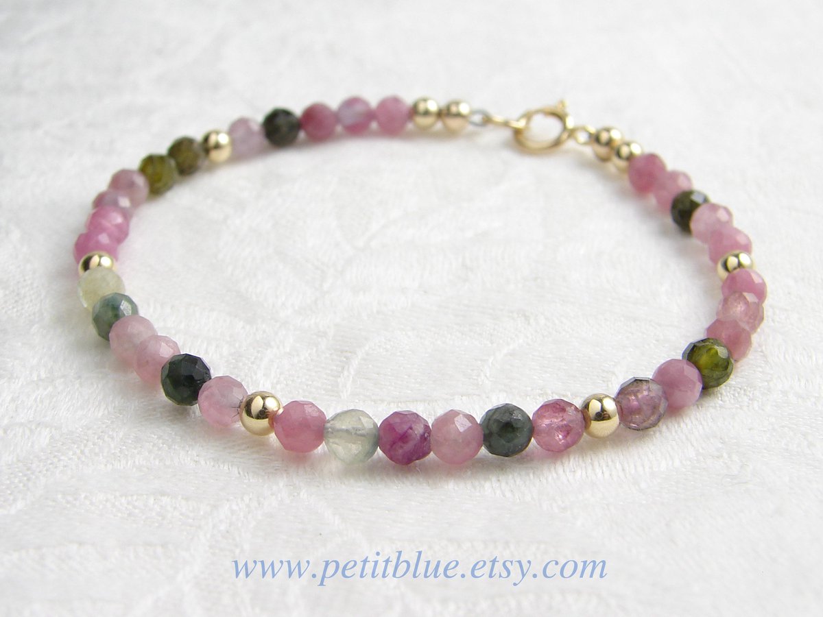 JewelryByMikako's tweet image. Toulmarine Bracelet 3.5mm ~ October Birthday ~ Multi Tourmaline Bracelet ~ October Birthday Gift ~ Gift for Her ~ Layering Bracelet tuppu.net/c5371fd7  #StackableBracelet