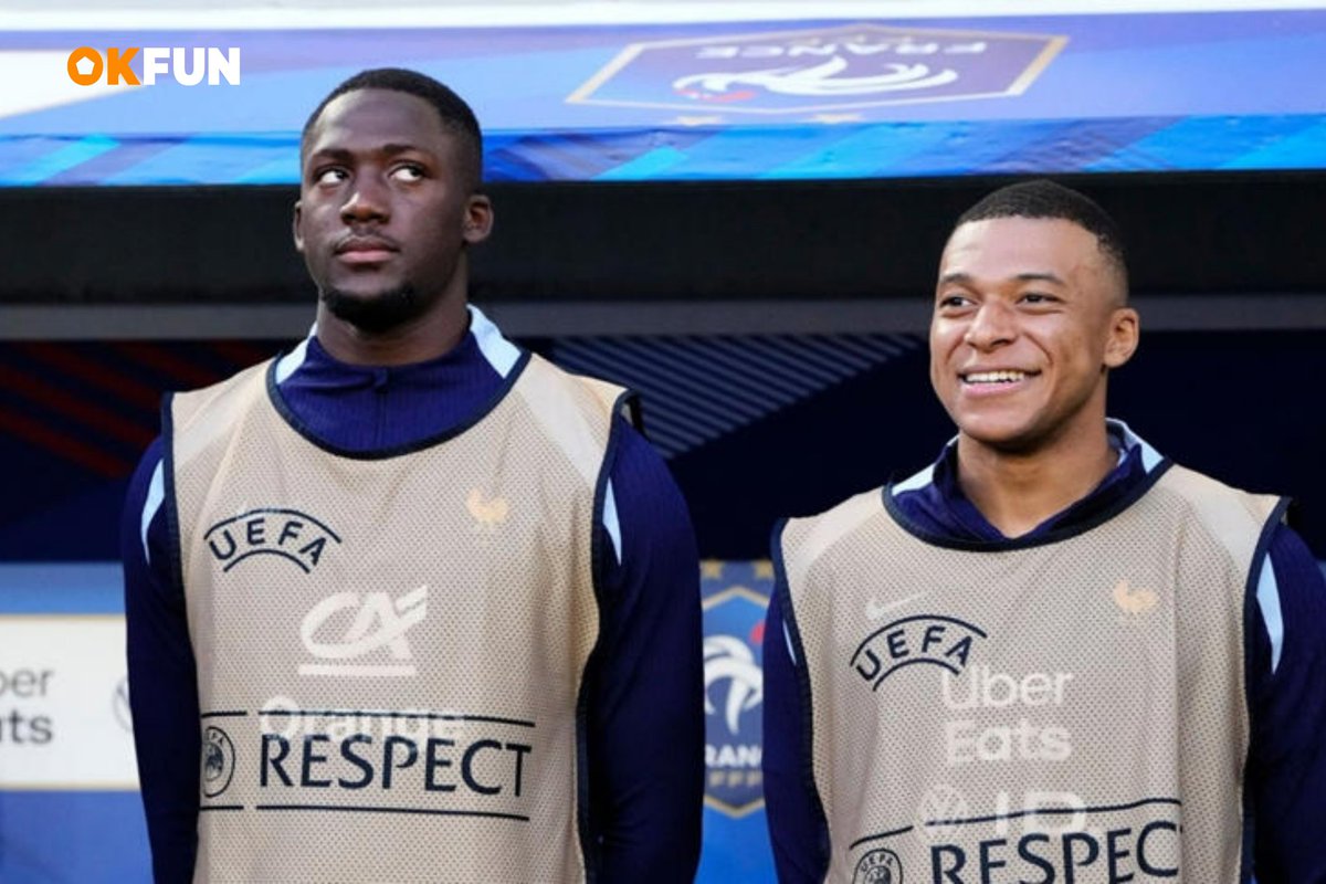 OkFunSport's tweet photo. 📞 Mbappé keeps calling Ibrahima Konaté, urging him to join Real Madrid! 👀
🇫🇷 The Liverpool defender’s deal ends in 2026 & he’s yet to renew.
⚡ Los Blancos eye another free transfer steal after Alaba & Rüdiger.
#OkFunSport #OKwinTV #OKwin #OKFun #Mbappe #Konate #RealMadrid https://t.co/M9HEH2MjBT
