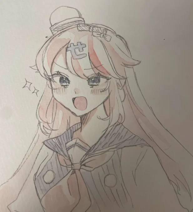 n億年ぶりに水彩やったなあ