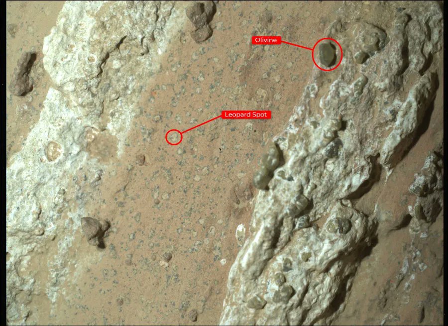 0xdeadband's tweet photo. @wilplatypus @SCHIZO_FREQ Nothing ever happens etc etc but it looks interesting. They found a collection of irregular rock formations. Unusual and timely enough to warrant a BREAKING NEWS: ALIENS!!! front page article https://t.co/ee1esAAhnn