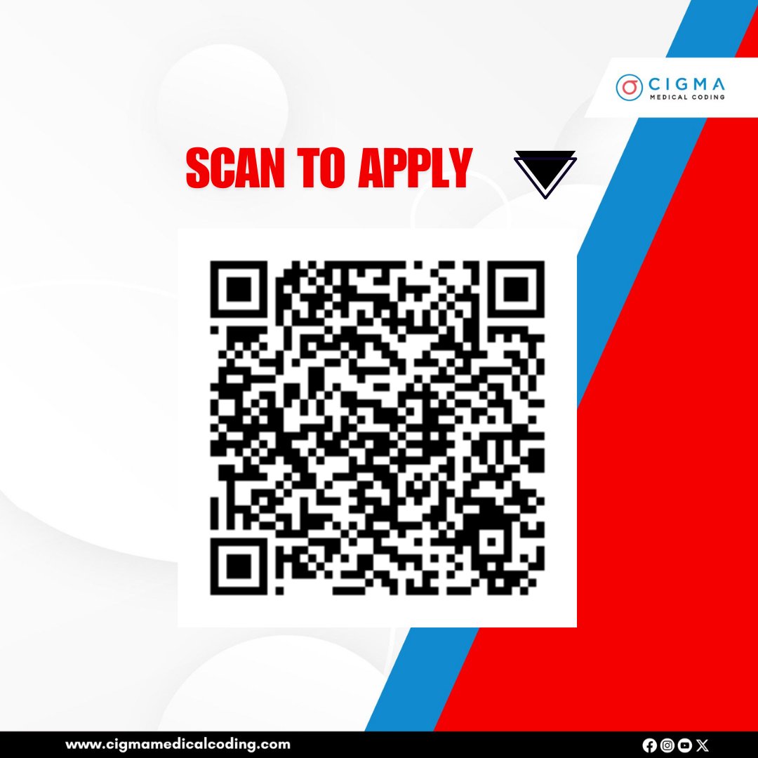 cigmahealthcare's tweet image. Vacancy for Medical Coding Fresher
Kickstart your career in Medical Coding with one of the best opportunities in the industry.
Apply now: cigmamedicalcoding.com/job-vacancies/…
#MedicalCodingJobs #MedicalCodingFresher #CPC #CCA #InpatientCoding #LifeScienceGraduates #MedicalCodingCareer