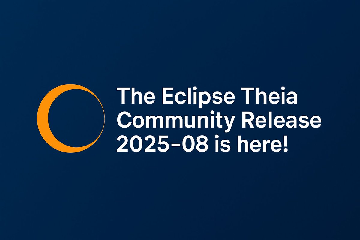 theia_ide's tweet image. 🚀 The Eclipse Theia Community Release 2025-08 is out!
Packed with AI features, agent collaboration, improved model integration & more.
Get all the highlights 👉eclipsesource.com/blogs/2025/09/…
#eclipsetheia #theiaide #theiai #eclipseclouddevtools